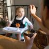 imageBaby Einstein Dine ampamp Discover MultiUse Booster Feeding ampamp Floor Activity Seat with SelfStoring TrayBooster Seat