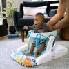 imageBaby Einstein Dine ampamp Discover MultiUse Booster Feeding ampamp Floor Activity Seat with SelfStoring TrayFloor Seat