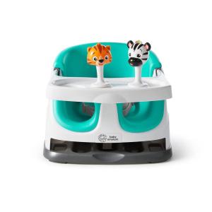 imageBaby Einstein Dine ampamp Discover MultiUse Booster Feeding ampamp Floor Activity Seat with SelfStoring TrayBooster Seat