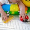 imageBaby Einstein CalaPillow Tummy Time Pillow Multisensory Activity Toys Sitting Up Play Cal the Caterpillar Ages 0 Months