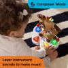 imageBaby Einstein Star Bright Symphony Plush Musical TakeAlong Toy Ages Newborn  Pack of 1Drum  Learn