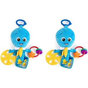 imageBaby Einstein Octopus Lovey Soothing Musical Plush Toy 14Activity Arms Stroller Toy 2 Pack