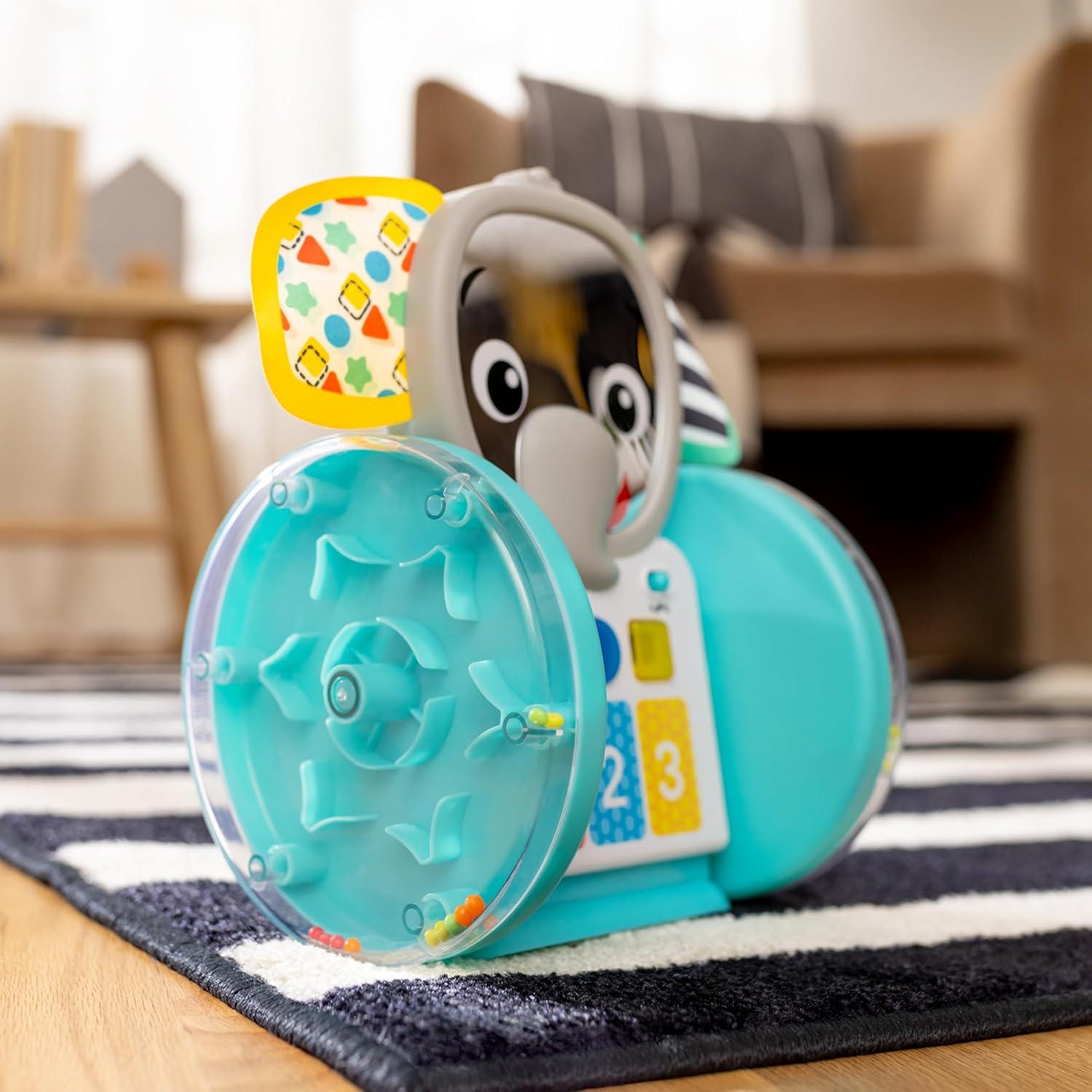 imageBaby Einstein Glow ampamp Discover Light Bar Musical Toy Activity Station Sitting Up and Tummy Time Toy Color and Animal Learning Toy Infant Ages 3 monthsChase  Tap Earl