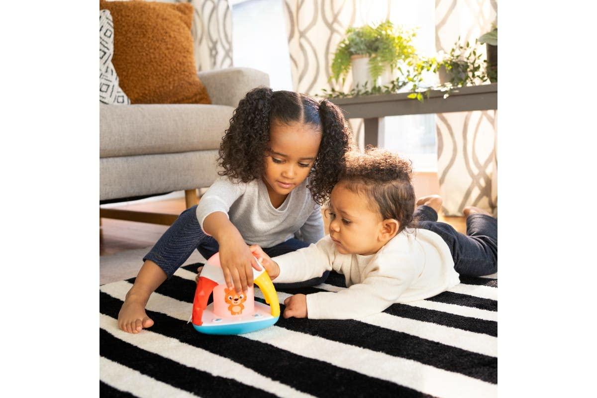 imageBaby Einstein Glow ampamp Discover Light Bar Musical Toy Activity Station Sitting Up and Tummy Time Toy Color and Animal Learning Toy Infant Ages 3 monthsCuriosity Kaleidoscope