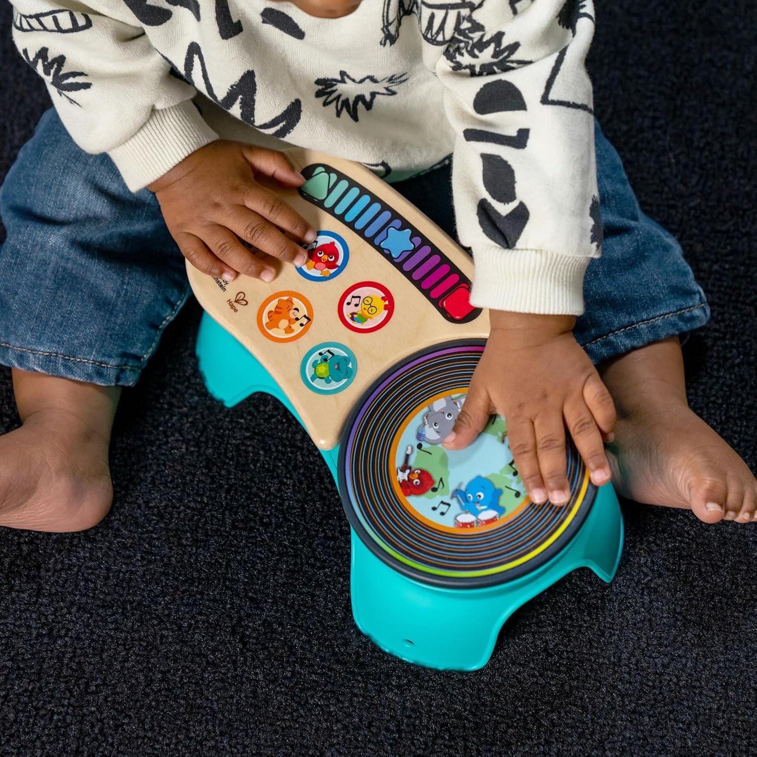 imageBaby Einstein Magic Touch Wooden Drum Musical Toy Ages 6 months PlusDj Turntable