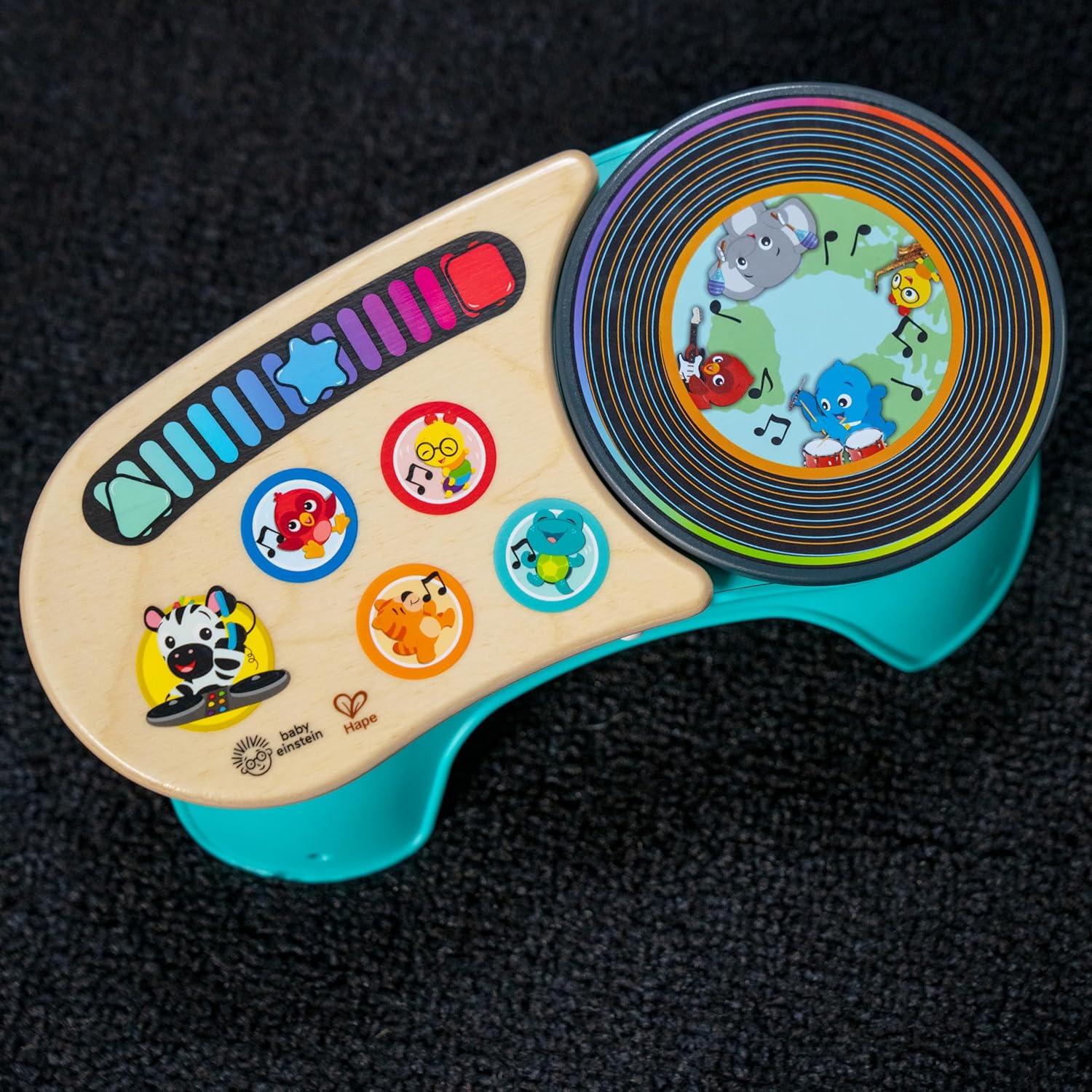 imageBaby Einstein Magic Touch Wooden Drum Musical Toy Ages 6 months PlusDj Turntable