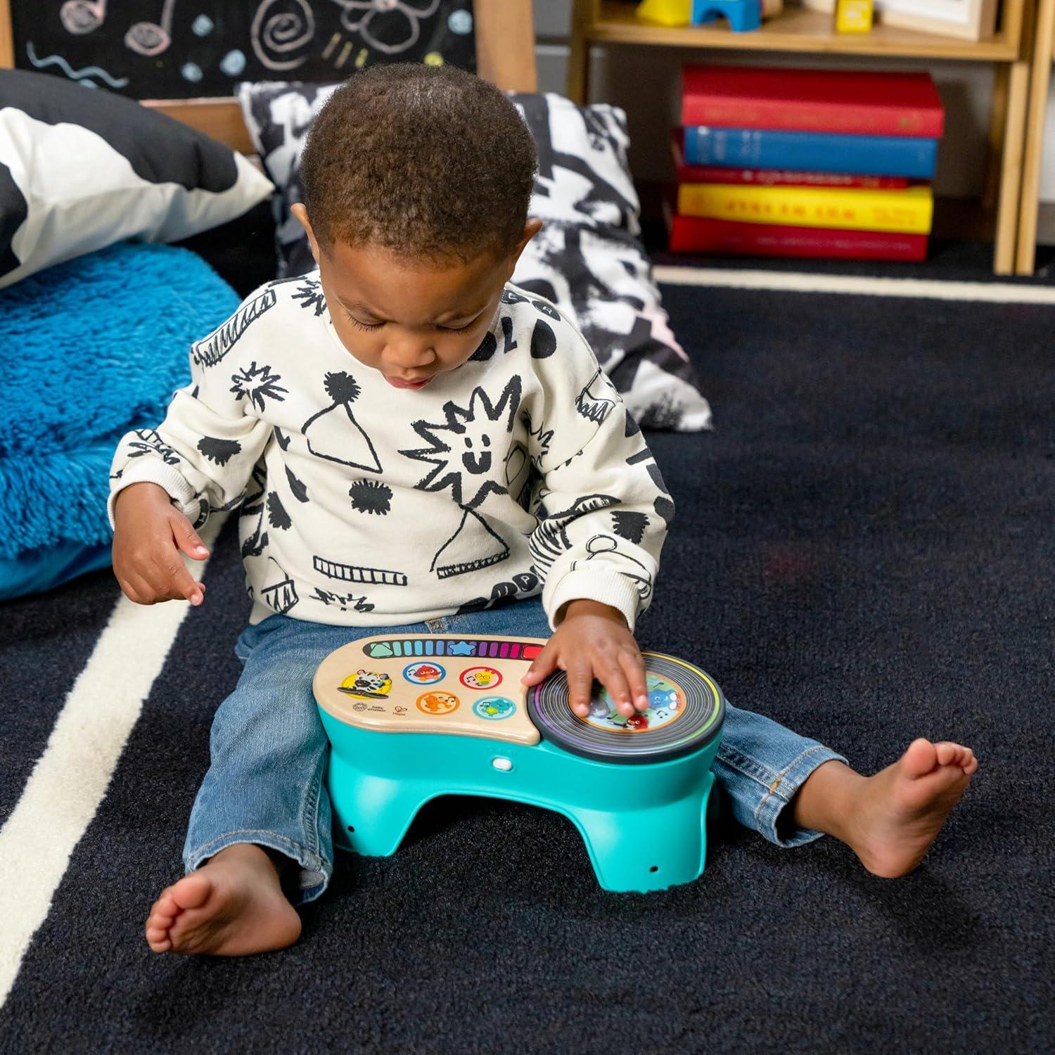 imageBaby Einstein Magic Touch Wooden Drum Musical Toy Ages 6 months PlusDj Turntable