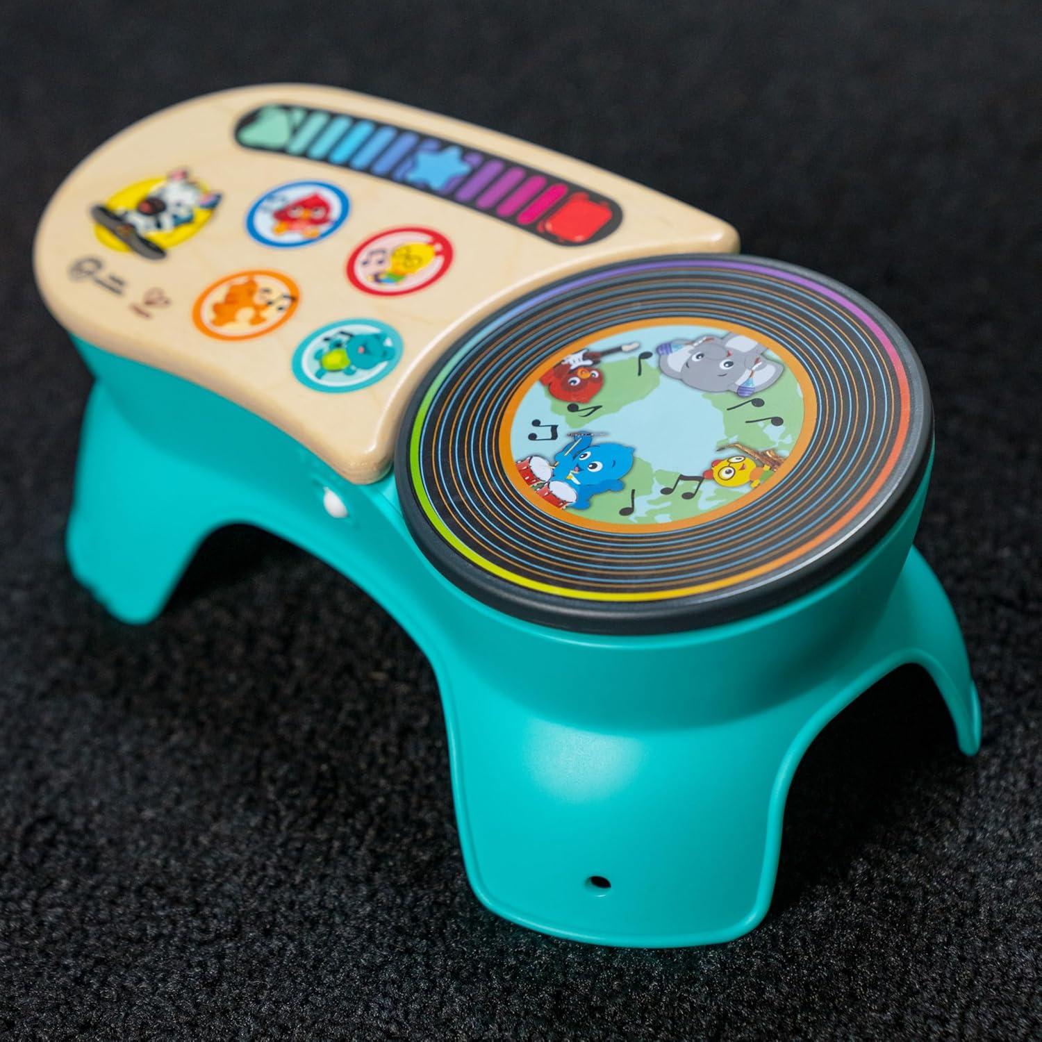 imageBaby Einstein Magic Touch Wooden Drum Musical Toy Ages 6 months PlusDj Turntable