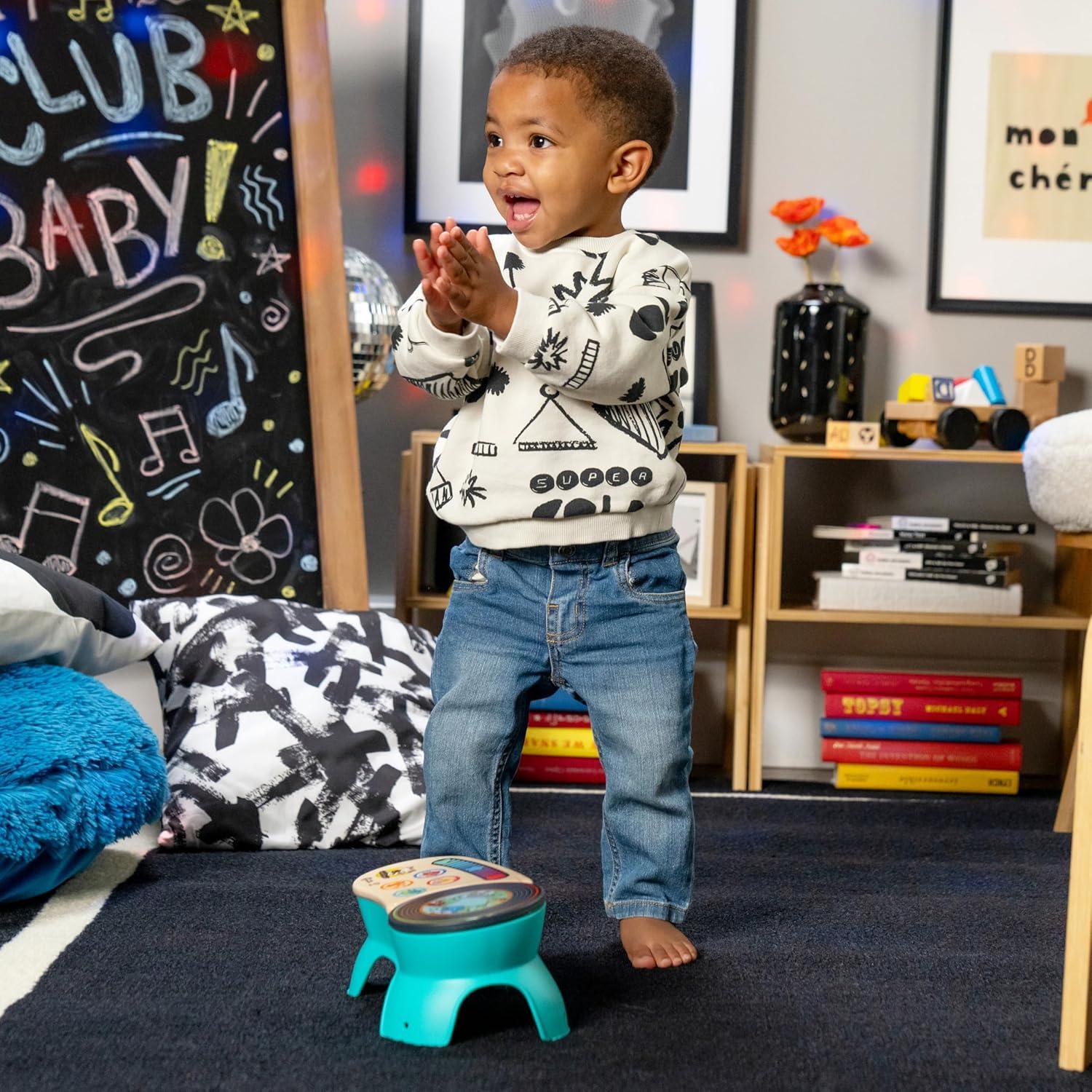 imageBaby Einstein Magic Touch Wooden Drum Musical Toy Ages 6 months PlusDj Turntable