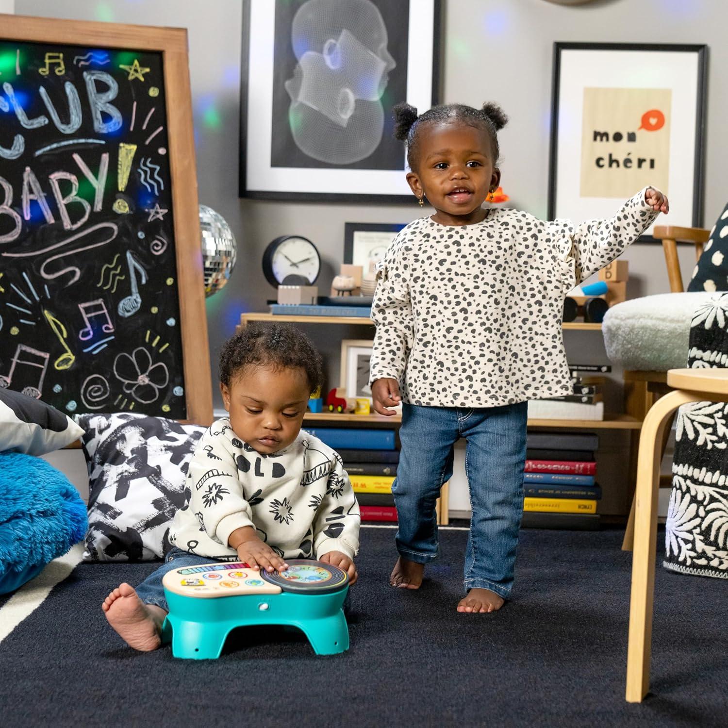imageBaby Einstein Magic Touch Wooden Drum Musical Toy Ages 6 months PlusDj Turntable