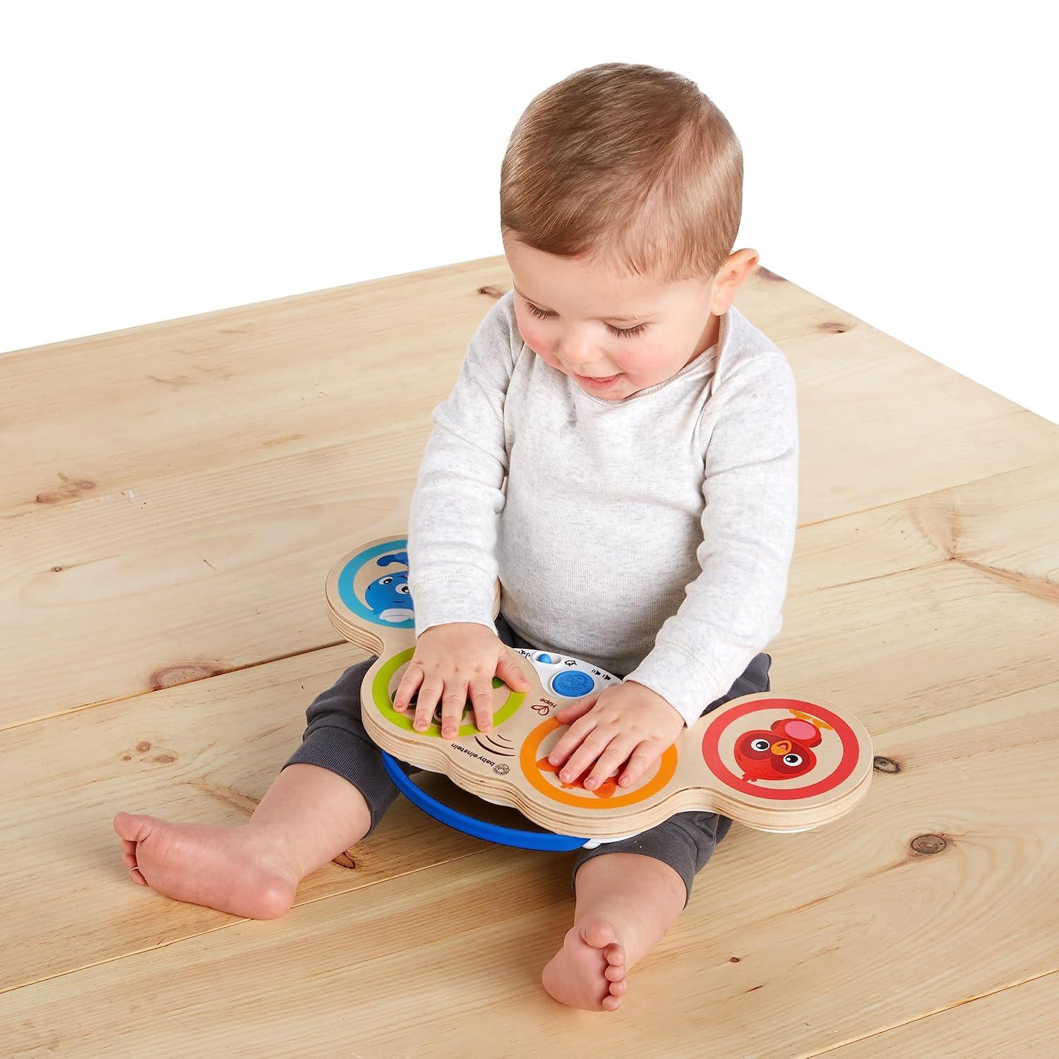 imageBaby Einstein Magic Touch Wooden Drum Musical Toy Ages 6 months PlusDrum