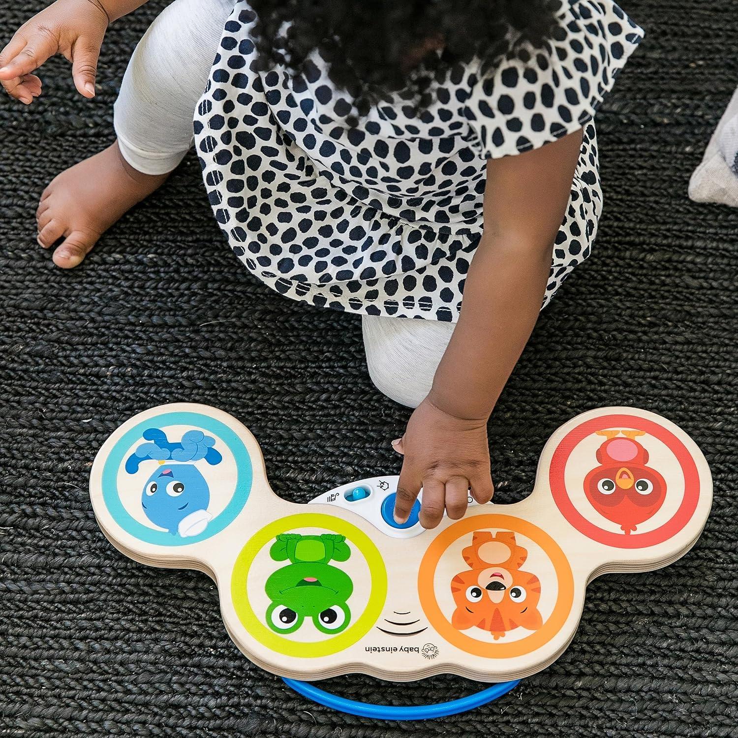 imageBaby Einstein Magic Touch Wooden Drum Musical Toy Ages 6 months PlusDrum
