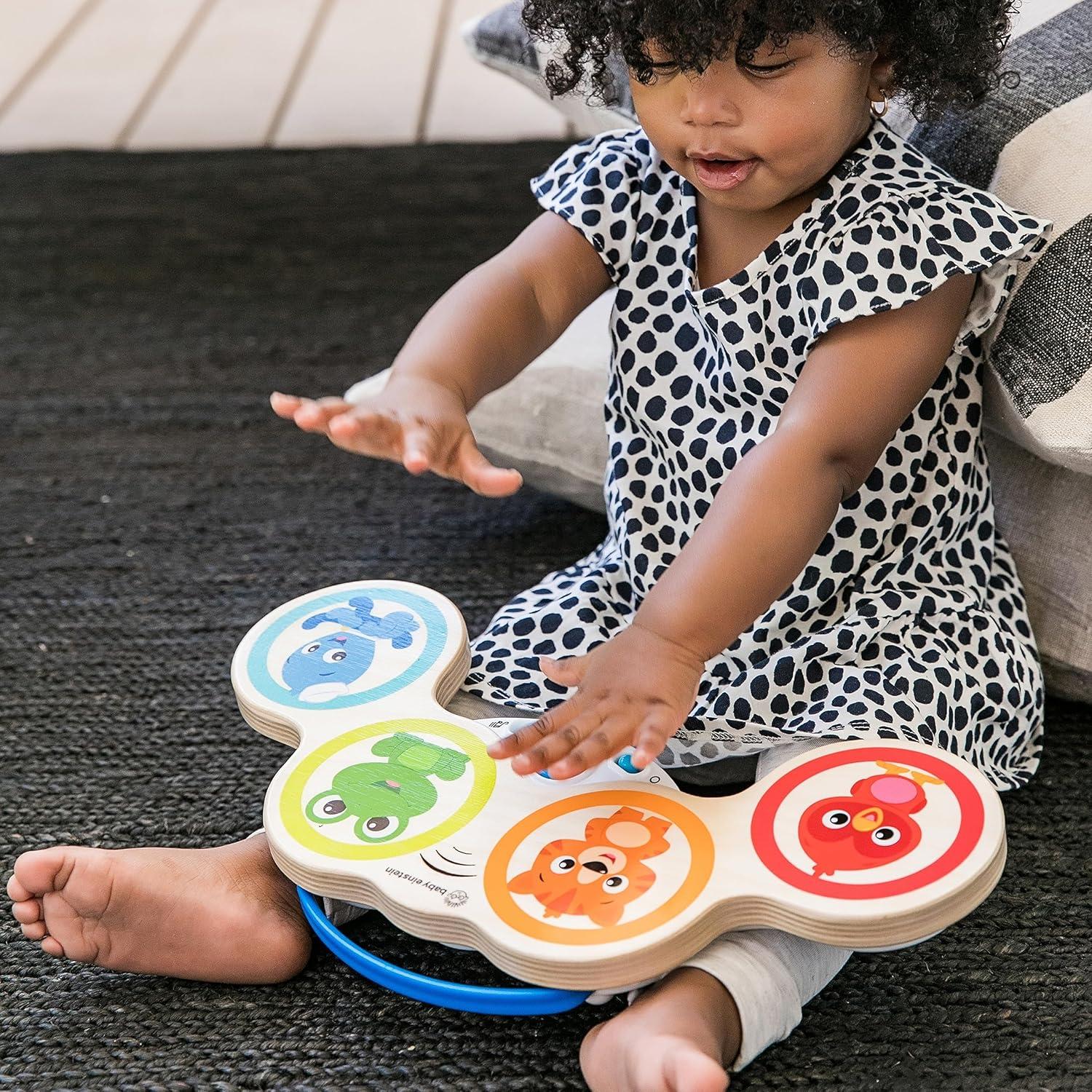 imageBaby Einstein Magic Touch Wooden Drum Musical Toy Ages 6 months PlusDrum