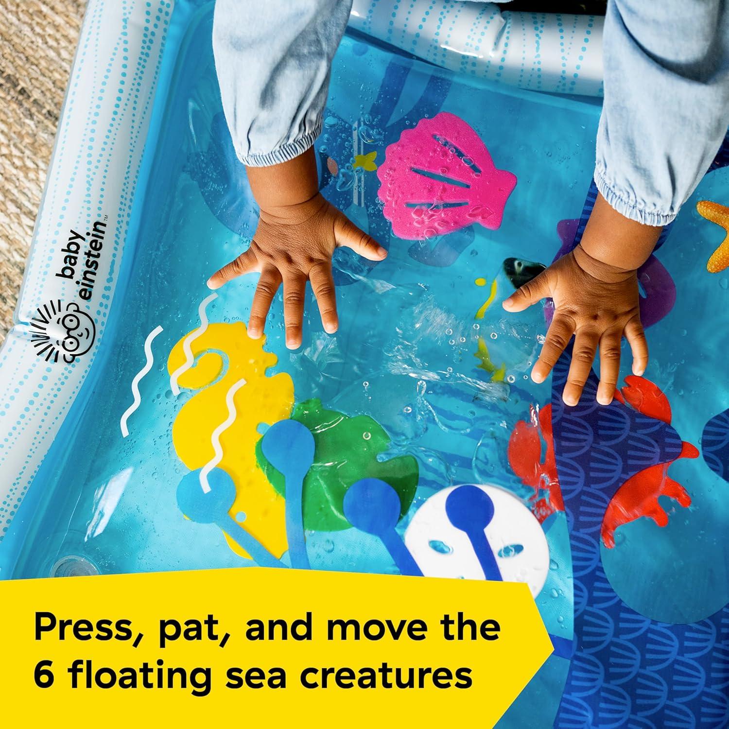 imageBaby Einstein Ocean Explorers Sensory Splash Water Mat for Tummy Time or Seated Play Ages 036 MonthsOctopus