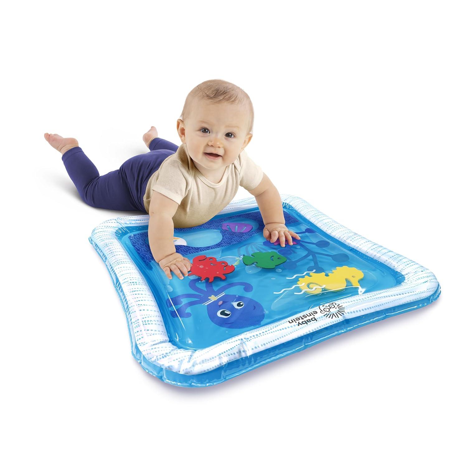imageBaby Einstein Ocean Explorers Sensory Splash Water Mat for Tummy Time or Seated Play Ages 036 MonthsOctopus