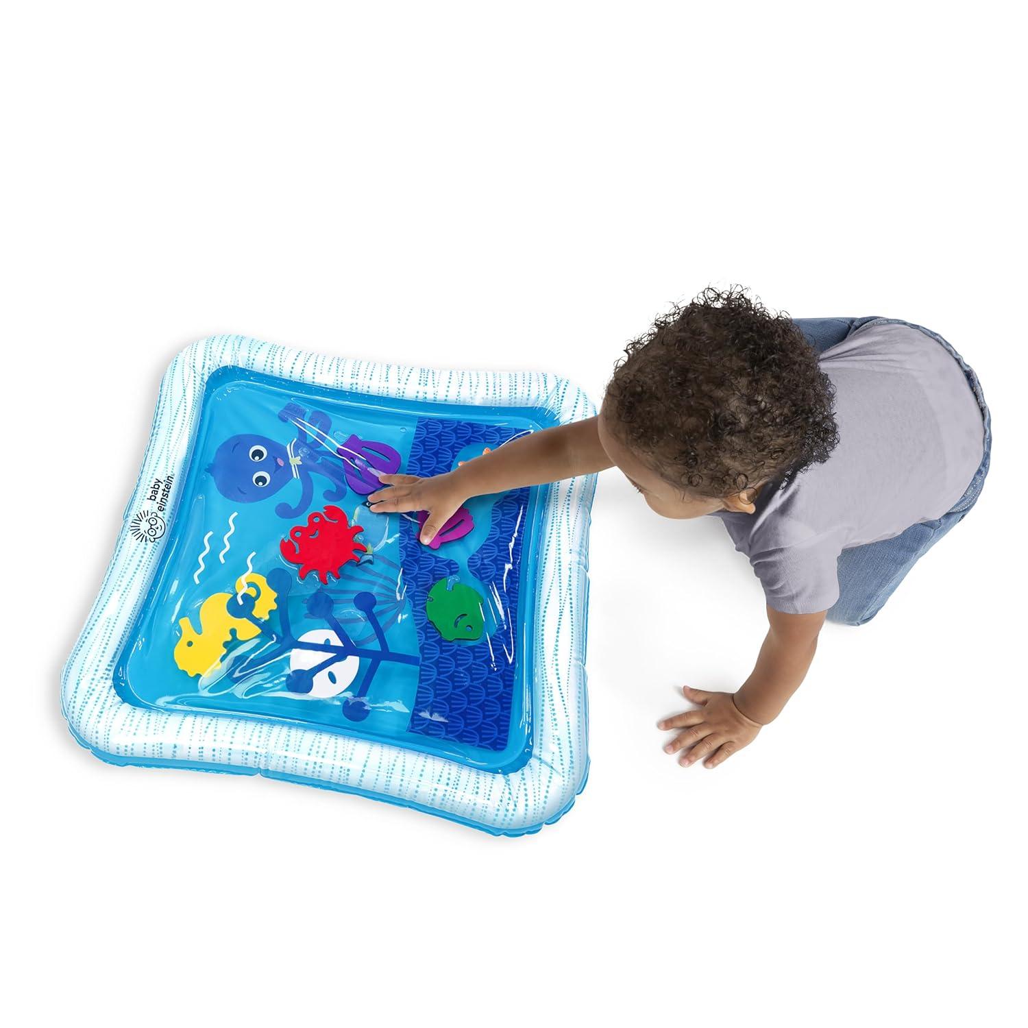 imageBaby Einstein Ocean Explorers Sensory Splash Water Mat for Tummy Time or Seated Play Ages 036 MonthsOctopus