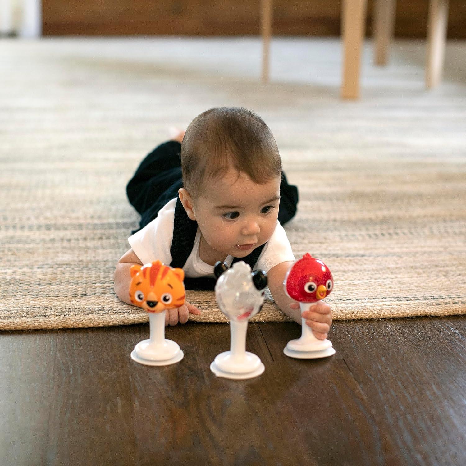 imageBaby Einstein Sticky Spinner BPAfree High Chair Activity Toy Ages 3 MonthsRattle  Jingle