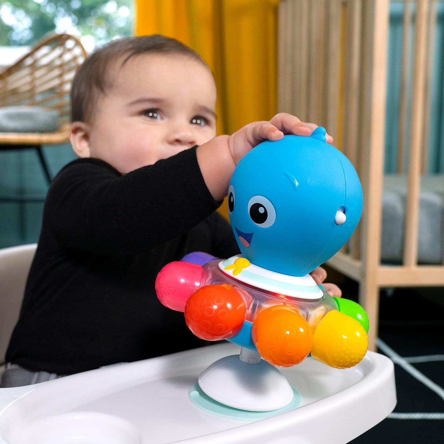 imageBaby Einstein Sticky Spinner BPAfree High Chair Activity Toy Ages 3 MonthsSpin  Sea Activity Toy