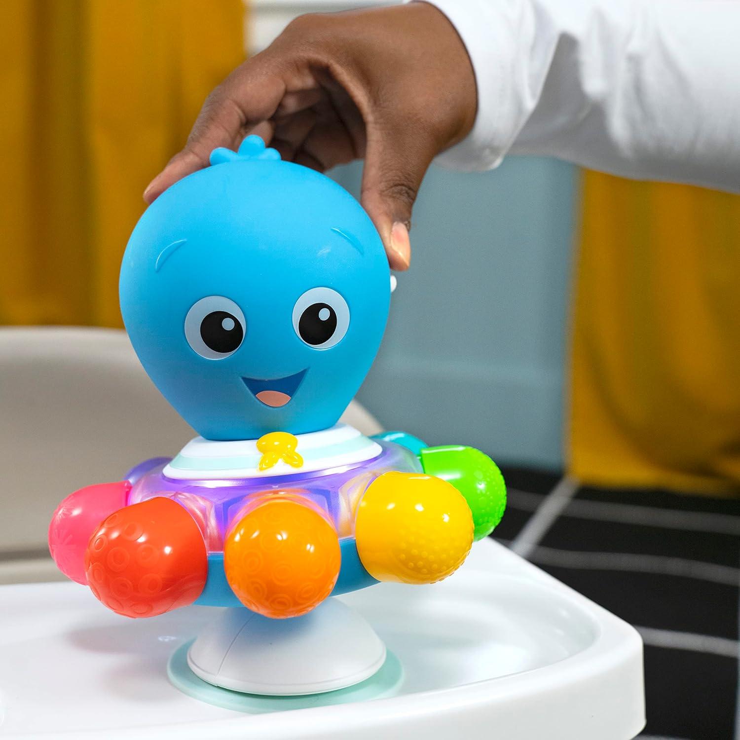 imageBaby Einstein Sticky Spinner BPAfree High Chair Activity Toy Ages 3 MonthsSpin  Sea Activity Toy