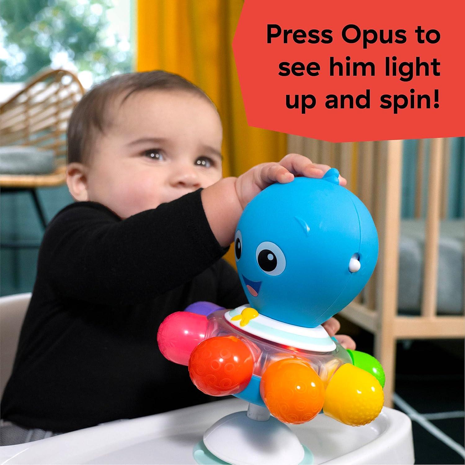 imageBaby Einstein Sticky Spinner BPAfree High Chair Activity Toy Ages 3 MonthsSpin  Sea Activity Toy