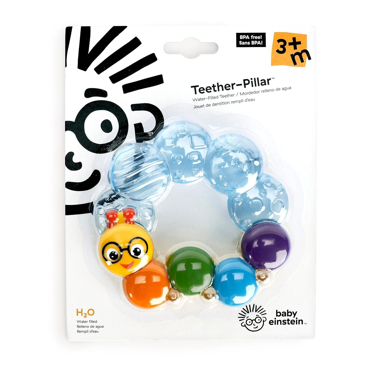 imageBaby Einstein Teetherpillar Rattle and Chill Teething Toy Ages 3 months Cal Teething Ring