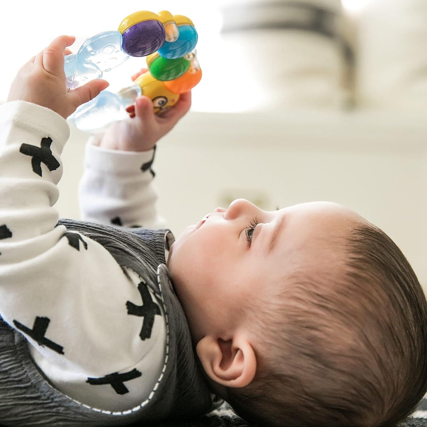 imageBaby Einstein Teetherpillar Rattle and Chill Teething Toy Ages 3 months Cal Teething Ring