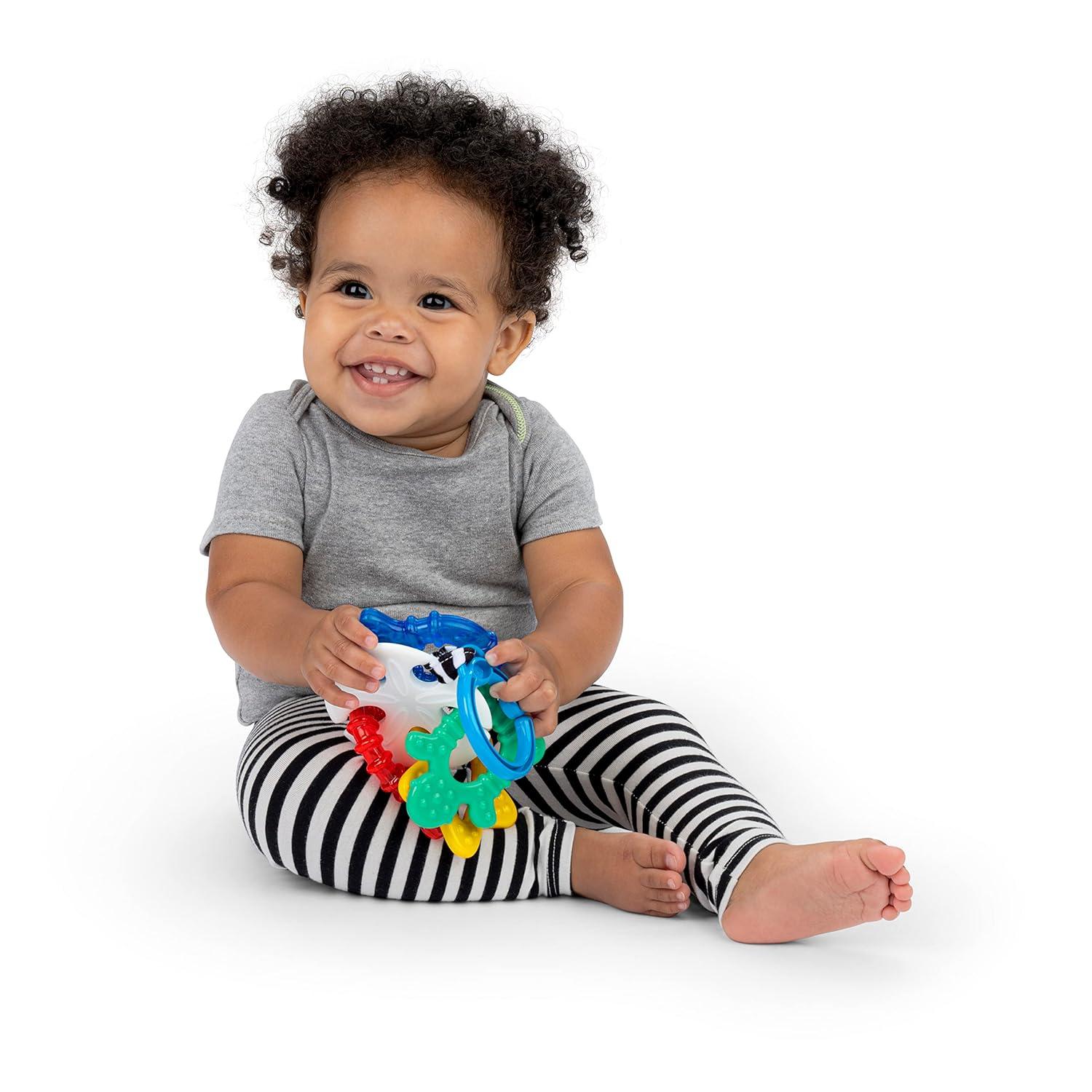 imageBaby Einstein Teetherpillar Rattle and Chill Teething Toy Ages 3 months Sea of Sensory Teether
