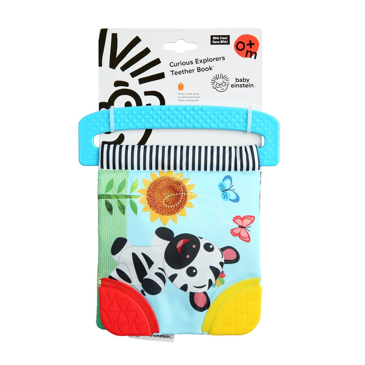 imageBaby Einstein Teetherpillar Rattle and Chill Teething Toy Ages 3 months Teether Book