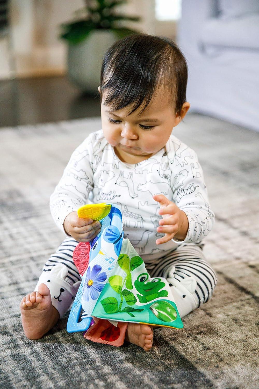 imageBaby Einstein Teetherpillar Rattle and Chill Teething Toy Ages 3 months Teether Book