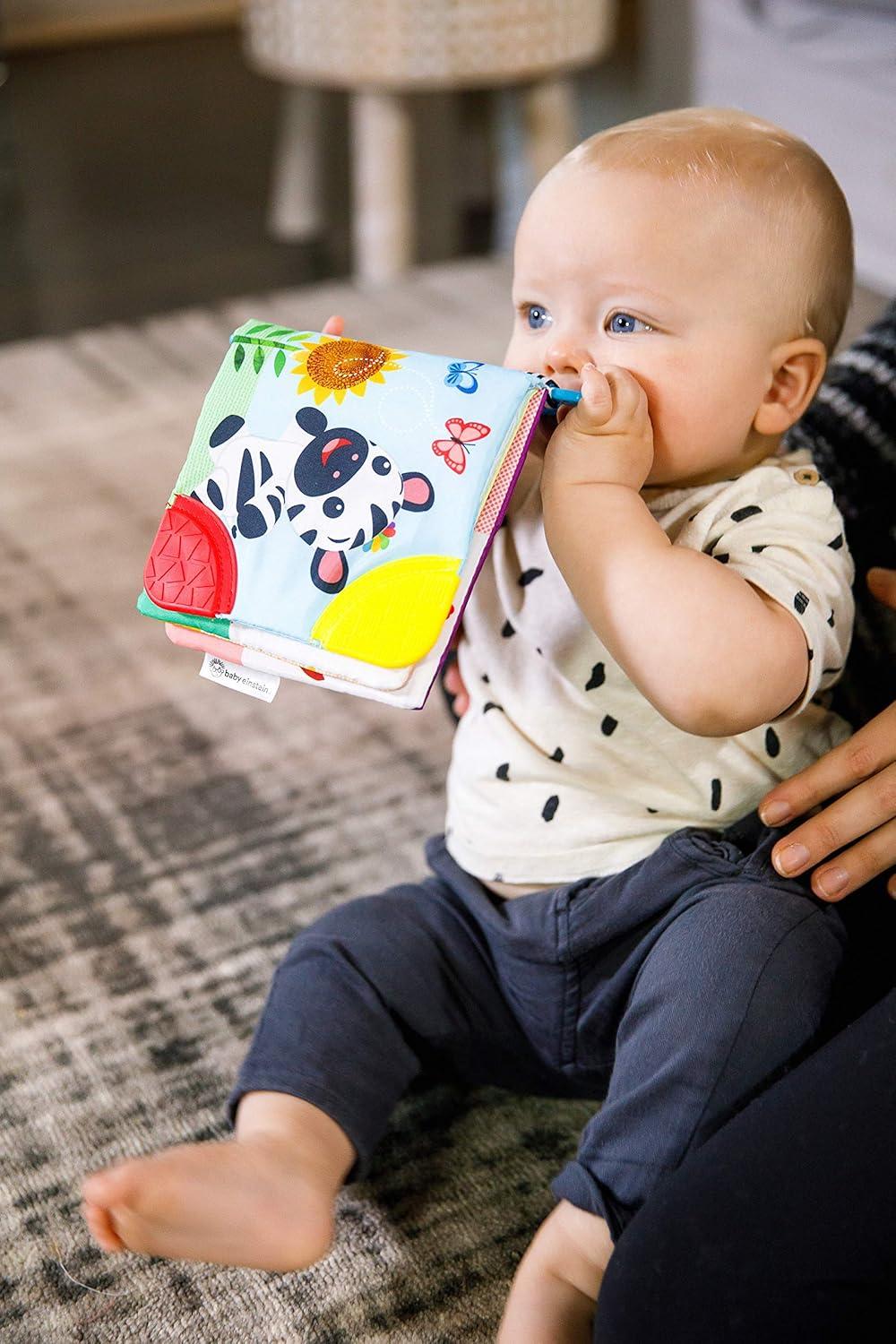 imageBaby Einstein Teetherpillar Rattle and Chill Teething Toy Ages 3 months Teether Book