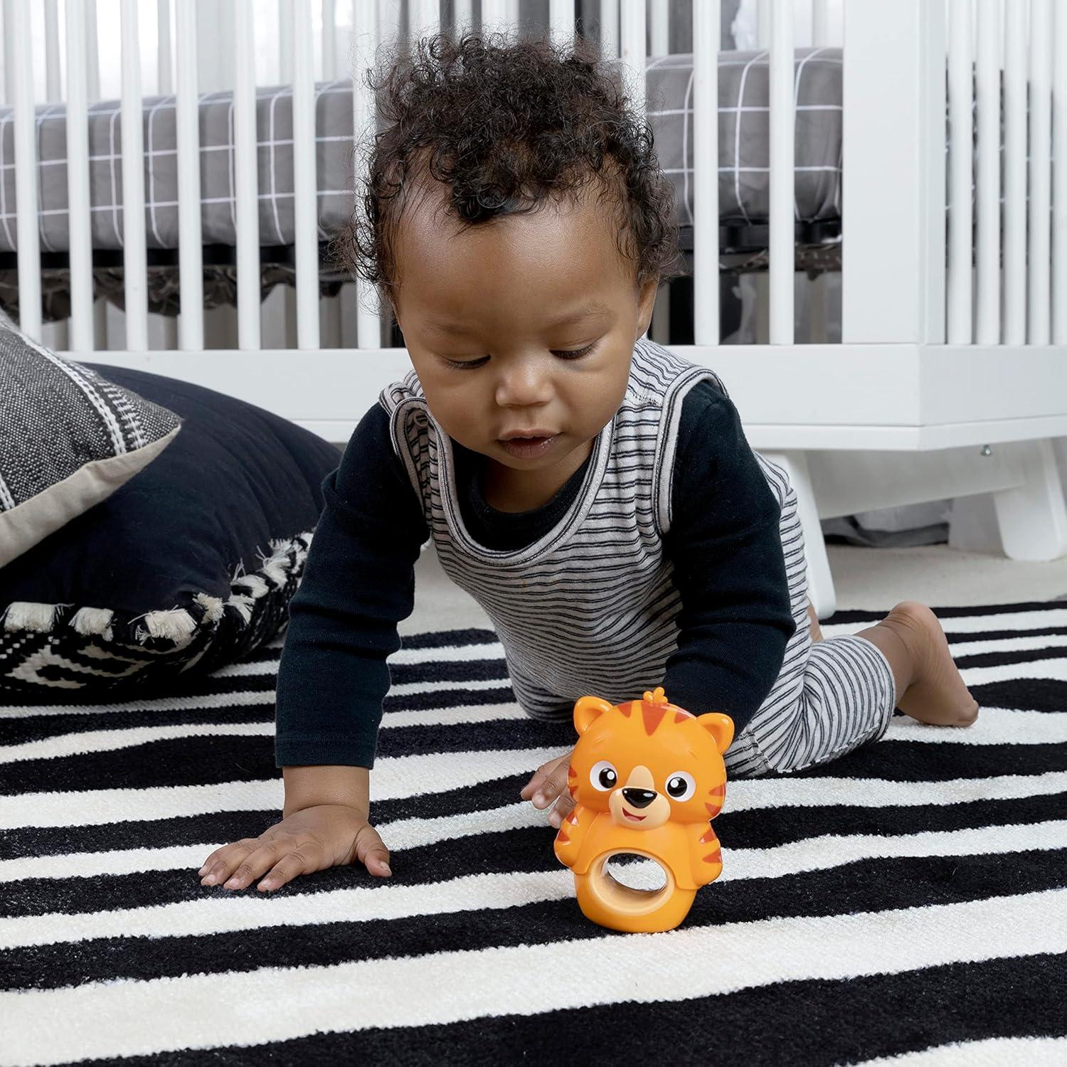 imageBaby Einstein Teetherpillar Rattle and Chill Teething Toy Ages 3 months Tinker Teethe  Wobble Teether