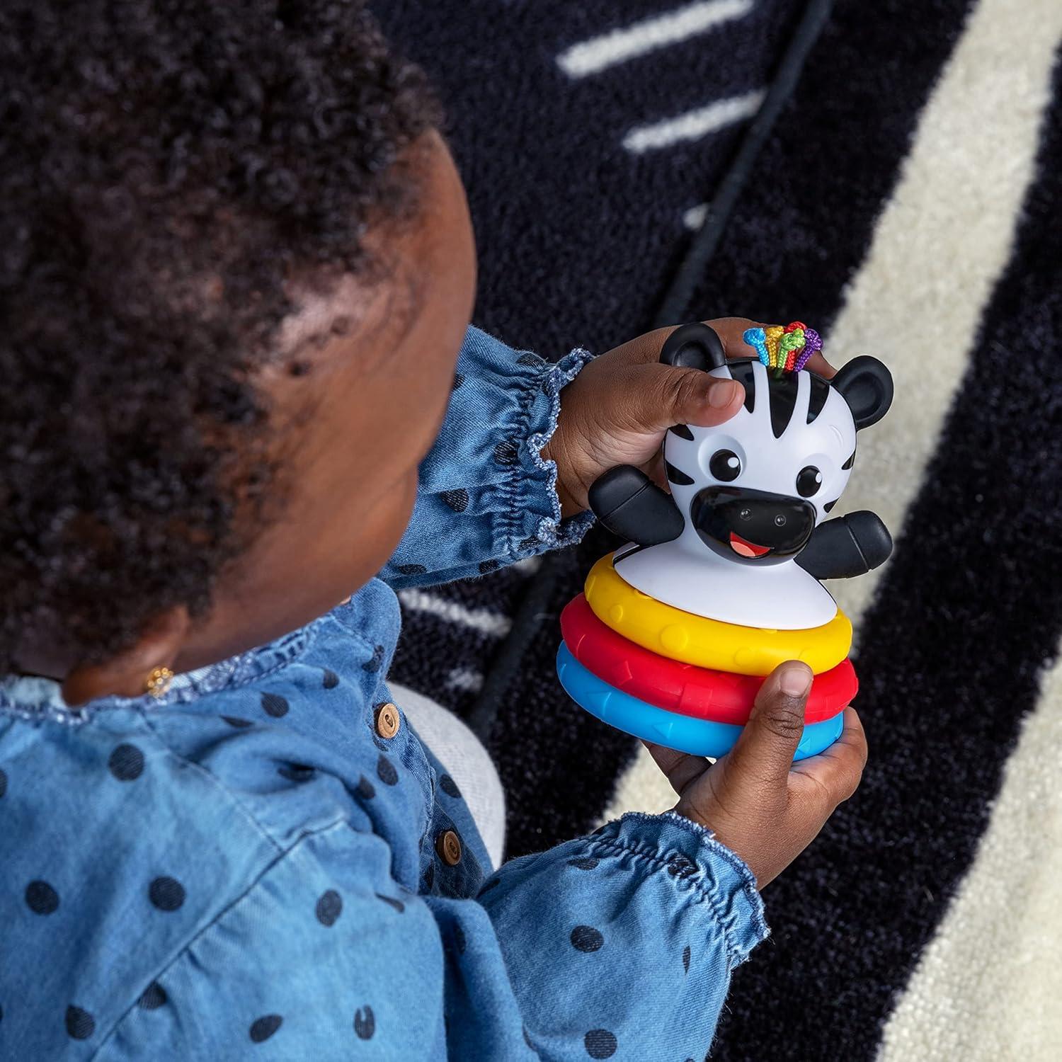 imageBaby Einstein Teetherpillar Rattle and Chill Teething Toy Ages 3 months Zen Stack  Wobble Teether