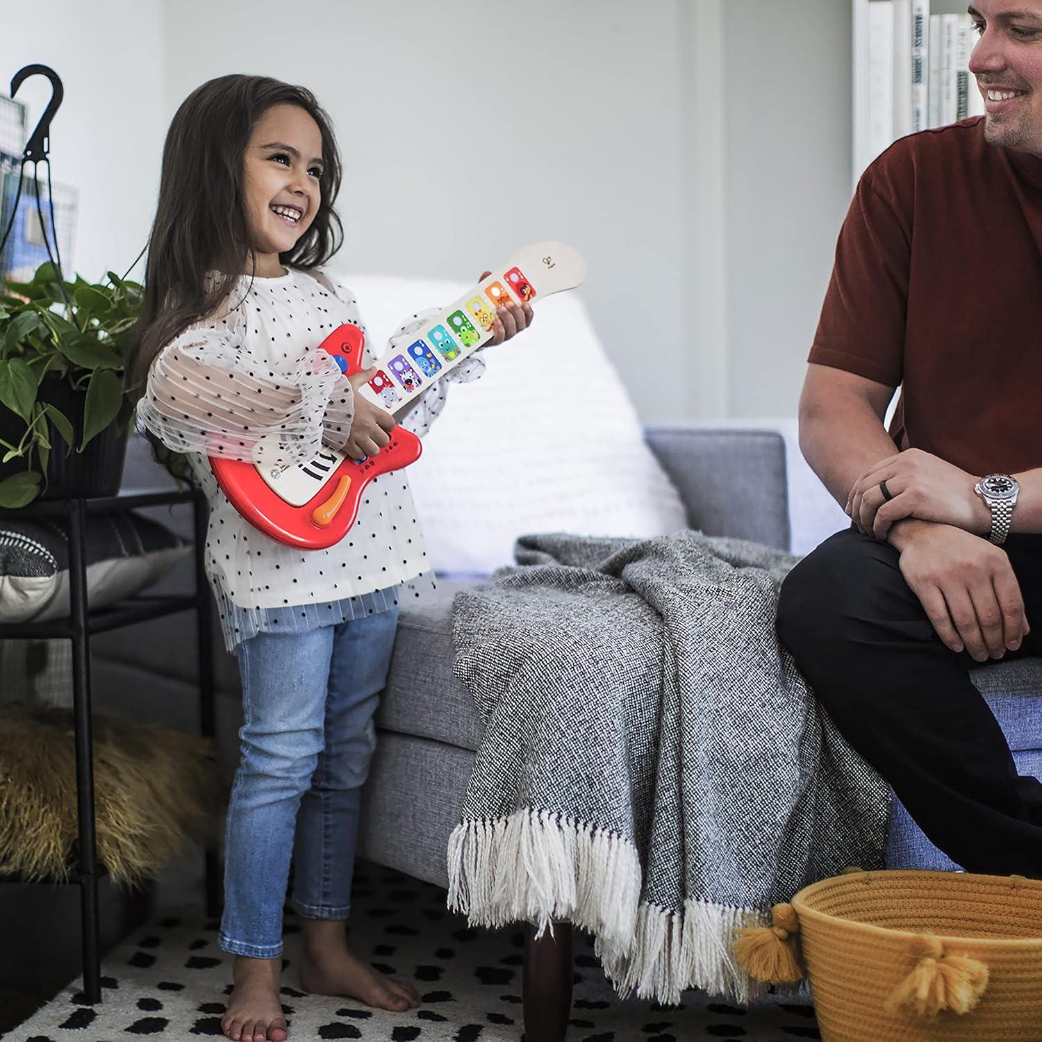 imageBaby Einstein Together in Tune Piano ampamp Guitar Bundle Safe Wireless Wooden Musical Toddler Toys Magic Touch 6 MonthsConnected Guitar