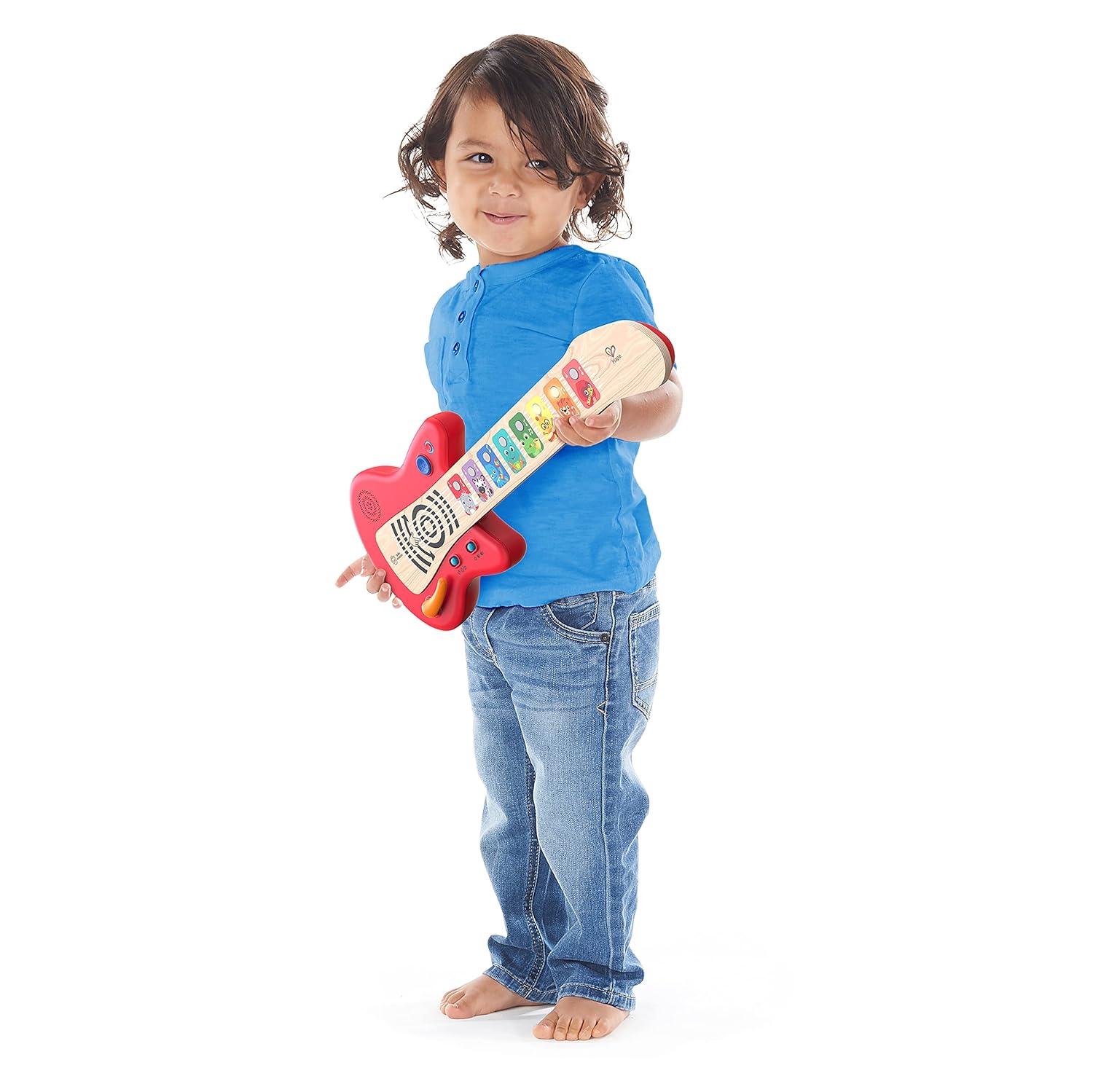 imageBaby Einstein Together in Tune Piano ampamp Guitar Bundle Safe Wireless Wooden Musical Toddler Toys Magic Touch 6 MonthsConnected Guitar