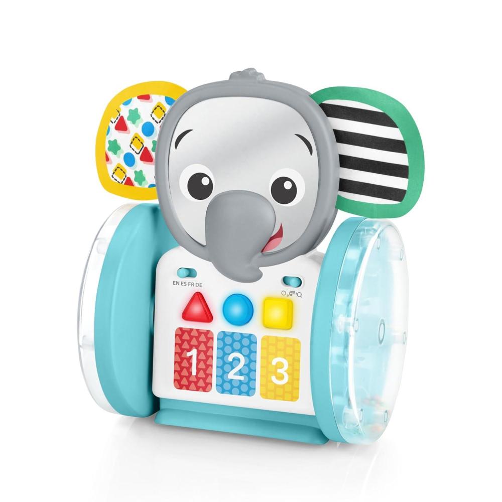 imageBaby Einstein Glow ampamp Discover Light Bar Musical Toy Activity Station Sitting Up and Tummy Time Toy Color and Animal Learning Toy Infant Ages 3 monthsChase  Tap Earl