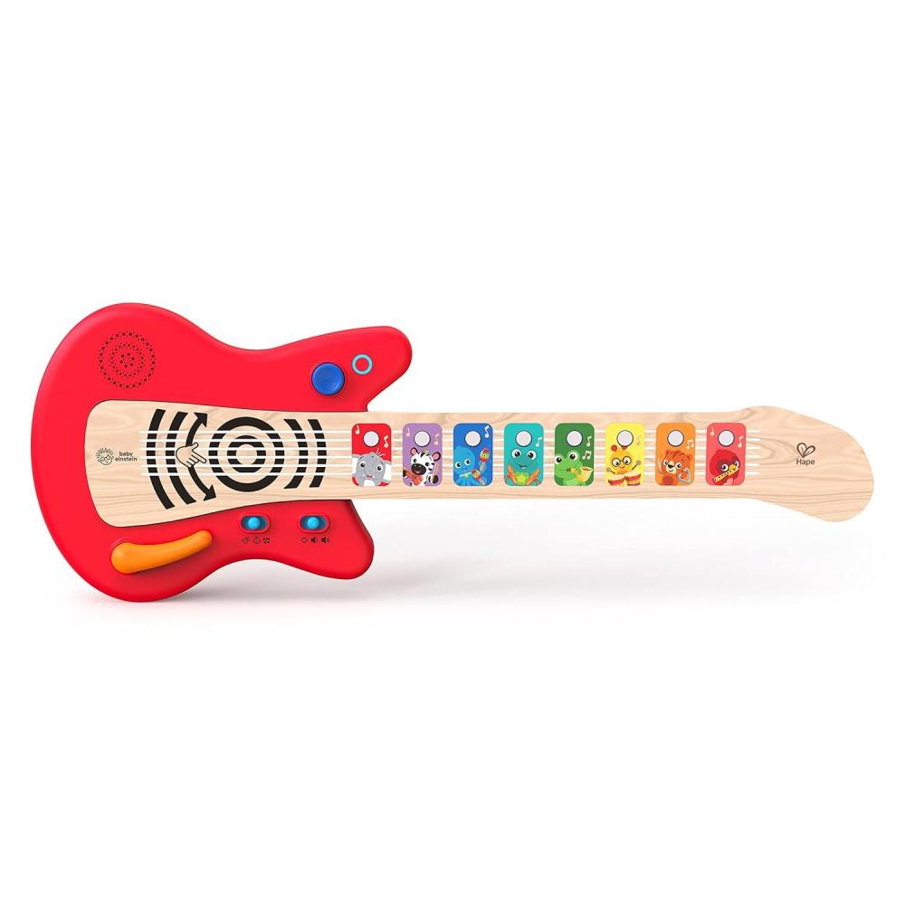 imageBaby Einstein Together in Tune Piano ampamp Guitar Bundle Safe Wireless Wooden Musical Toddler Toys Magic Touch 6 MonthsConnected Guitar