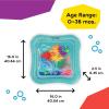 imageBaby Einstein Ocean Explorers Sensory Splash Water Mat for Tummy Time or Seated Play Ages 036 MonthsOcean Explorers