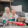 imageBaby Einstein Together in Tune Piano ampamp Guitar Bundle Safe Wireless Wooden Musical Toddler Toys Magic Touch 6 MonthsConnected Guitar