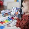 imageBaby Einstein Together in Tune Piano ampamp Guitar Bundle Safe Wireless Wooden Musical Toddler Toys Magic Touch 6 MonthsConnected Piano