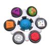 imageBaby Einstein Curiosity Clutch Fidget Sensory Toy and Pop It Rattle BPA Free Infant Teether Age 3 Months Multicolored