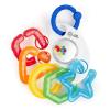 imageBaby Einstein Shake Rattle ampamp Soothe TakeAlong Textured Teether Toy  Bpa Free Ages Newborn   Multi