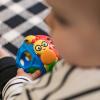 imageBaby Einstein Cal Bendy Ball Rattle Toy Ages 3 months Cal Bendy Ball Rattle