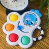 imageBaby Einstein Octopus 3in1 Bubble Pop Dimple Fidget Toy and BPA Free Teether Age 6 Months