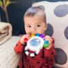 imageBaby Einstein Outstanding Opus The Octopus Sensory Rattle ampamp Teether MultiUse Toy BPA Free ampamp Chillable 3 Months ampamp up Multicolored