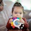 imageBaby Einstein Outstanding Opus The Octopus Sensory Rattle ampamp Teether MultiUse Toy BPA Free ampamp Chillable 3 Months ampamp up Multicolored
