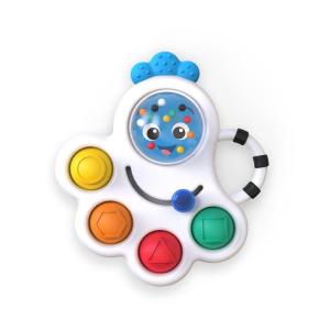 imageBaby Einstein Octopus 3in1 Bubble Pop Dimple Fidget Toy and BPA Free Teether Age 6 Months