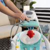imageBaby Einstein Ocean Explorers Musical Compact Lightweight Baby Swing 6Speed MultiDirection Vibrations Music Sounds 09 Months  GreyGray