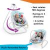 imageBaby Einstein Ocean Explorers Musical Compact Lightweight Baby Swing 6Speed MultiDirection Vibrations Music Sounds 09 Months  GreyKick to It