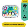 imageBaby Einstein Ocean Explorers Neptunes Kick ampamp Explore Musical Kick Pad ampamp Crib Toy Tummy Time Mat Learning Toy for Ages 0 Months and up