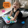 imageBaby Einstein Ocean Explorers Neptunes Kick ampamp Explore Musical Kick Pad ampamp Crib Toy Tummy Time Mat Learning Toy for Ages 0 Months and up